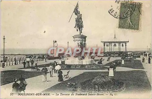Cartes postales Boulogne sur Mer La Terrasse du Boulevard Sainte Beuve