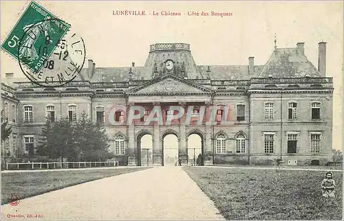 Cartes postales Luneville Le Chateau Cote des Bosquets