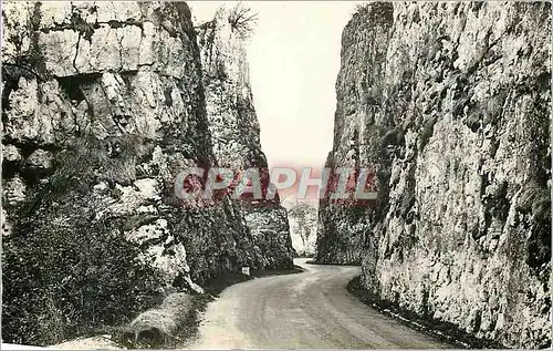 Moderne Karte Arbois (Jura) Franche Comte Pittoresque Route d'Arbois a Champagnole