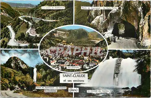 Cartes postales moderne Saint Claude et ses environs Les lacets de Septmoncel Route de Septmoncel
