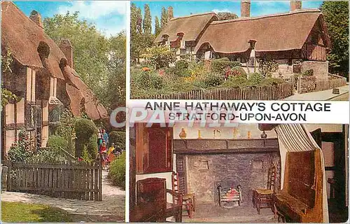 Moderne Karte Stratford Upon Avon Anne Hathaway's Cottage