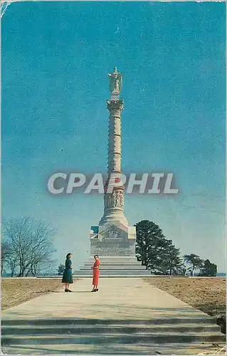 Moderne Karte The Yorktown Victory Monument at Yorktown Virginia