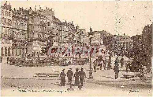 Cartes postales moderne Bordeaux Allees de Tourny