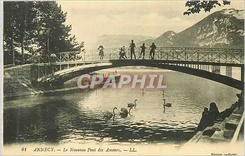 Cartes postales Annecy Le Nouveau Pont des Amours