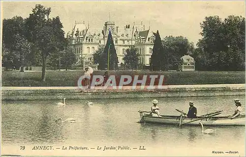 Cartes postales Annecy La Prefecture Le Jardin Public