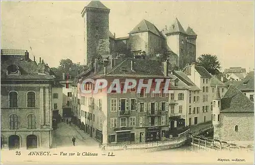 Cartes postales Annecy Vue sur le Chateau