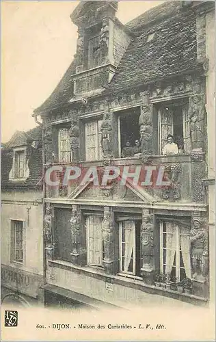Cartes postales Dijon Maison des Cariatides