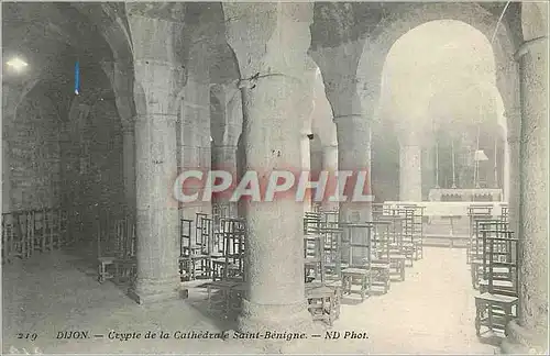 Cartes postales Dijon Crypte de la Cathedrale Saint Benigne