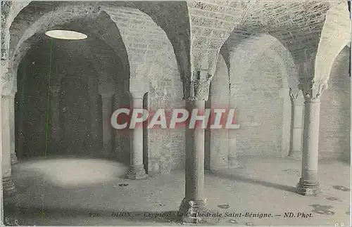 Ansichtskarte AK Dijon Crypte de la Cathedrale Saint Benigne