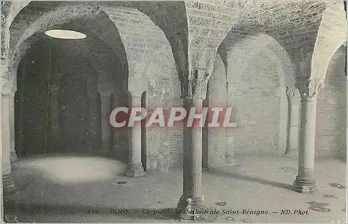 Cartes postales Dijon Crypte de la Cathedrale Saint Benigne