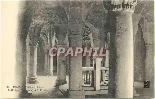 Cartes postales Dijon Crypte de l'Eglise St Benigne