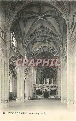 Cartes postales Eglise du Brou La Nef