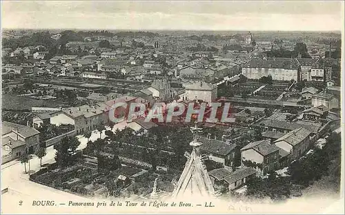 Ansichtskarte AK Bourg Panorama pris de la Tour de l'Eglise de Brou