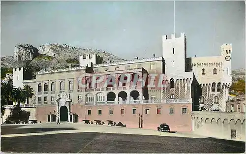 Moderne Karte Le Palais de S A S Le Prince de Monaco Facade principale sur la Place du Palais