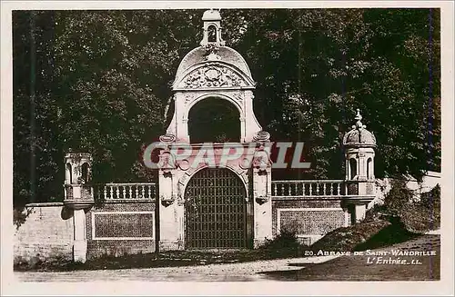 Cartes postales moderne Abbaye de Saint Wandrille L'Entree