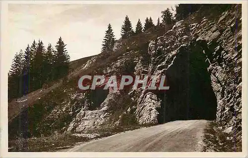 Cartes postales moderne Environs de Megeve Route du Col des Aravis L'Entree d'un Tunnel