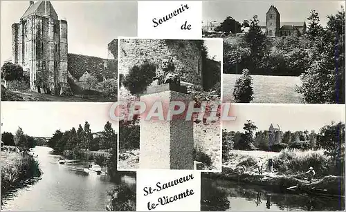 Cartes postales moderne Souvenir St Sauveur le Vicomte (Manche)