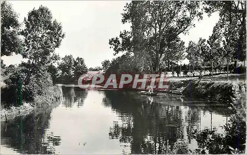 Cartes postales moderne St Sauveur le Vicomte (Manche) Les Bords de la Douve Centre de Peche Repute