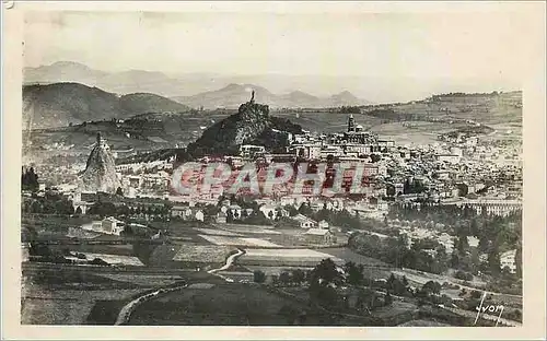 Moderne Karte Le Puy (Hte Loire) La Ville vue de la Cote de l'Ermitage