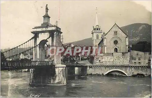 Moderne Karte Seyssel (Hte Savoie) Le Pont sur le Rhone