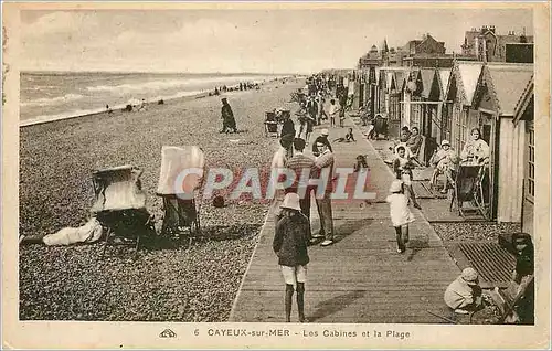 Cartes postales Cayeux sur Mer Les Cabines et la Plage