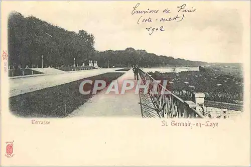 Cartes postales St Germain en Laye Terrasse (carte 1900)