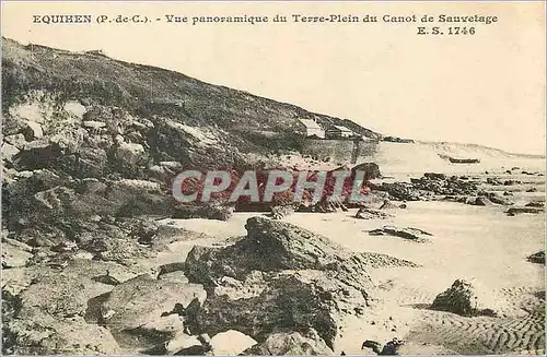 Cartes postales Equihen (P de C) Vue Panoramique du Terrasse du Canot de Sauvetage