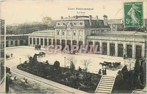 Cartes postales Toul Pittoresque La Gare