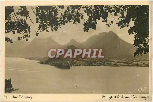 Cartes postales Lac d'Annecy Duingt et le Massif des Bourges