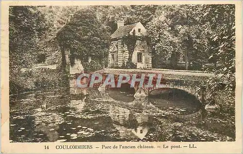 Cartes postales Coulommiers Parc de l'Ancien Chateau Le Pont