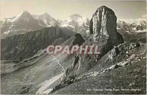 Cartes postales moderne Jungfrau Eiger Monch Schynige Platte
