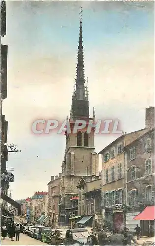 Moderne Karte Villefranche sur Saone (Rhone) L'Eglises Notre Dame des Marais