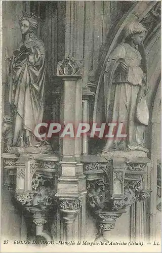 Cartes postales Eglise de Brou Mausolee de Marguerite d'Autriche (Detail)