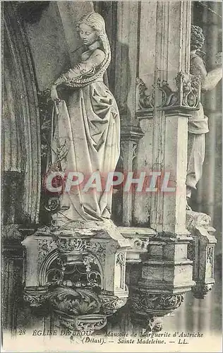 Cartes postales Eglise de Brou Mausolee de Marguerite d'Autriche (Detail) Sainte Madeleine