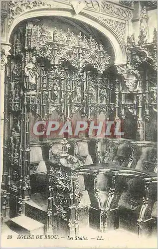Cartes postales Eglise de Brou Les Stalles
