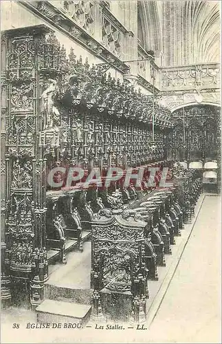 Cartes postales Eglise de Brou Les Stalles