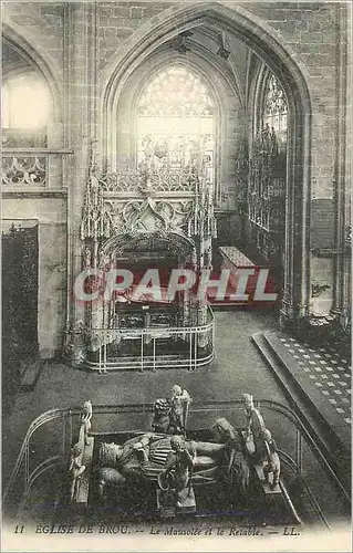 Cartes postales Eglise de Brou Le Mausolee et le Retable