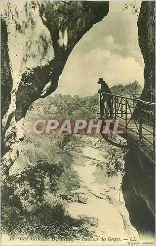 Ansichtskarte AK Les Gorges du Fier Interieur des Gorges