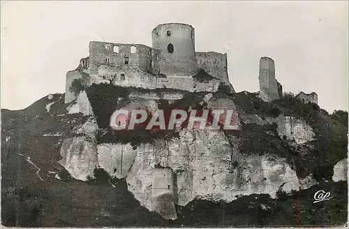 Moderne Karte Les Andelys Vue d'ensemble du Chateau Gaillard