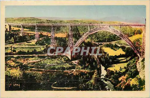 Cartes postales moderne Viaduc de Garabit (Cantal) Construit par Eiffel (1884)