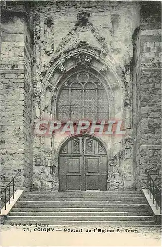 Ansichtskarte AK Joigny Portail de l'Eglise St Jean