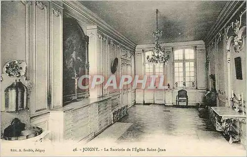 Cartes postales Joigny La Sacristie de l'Eglise Saint Jean