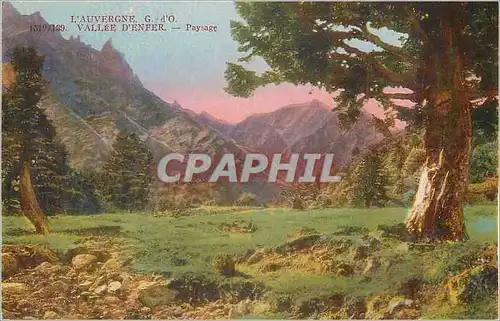 Cartes postales Vallee d'Enfer C d'O L'Auvergne Paysage