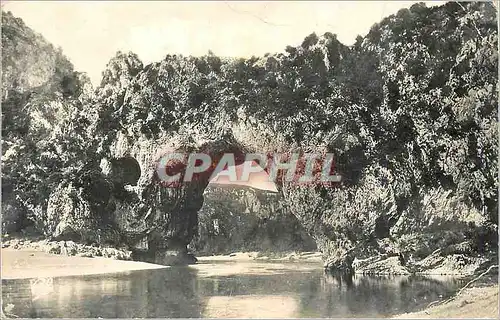 Moderne Karte Ardeche Pittoresque Le Pont d'Arc une des Merveilles de la Nature