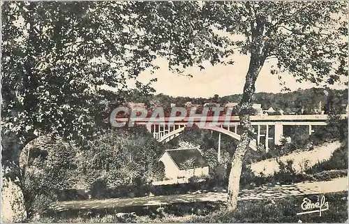 Cartes postales moderne La Creuse Pittoresque La Vallee de la Rozeille Le Pont Lascaux