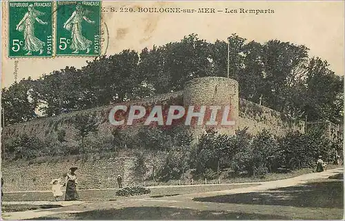Cartes postales Boulogne sur Mer Les Remparts