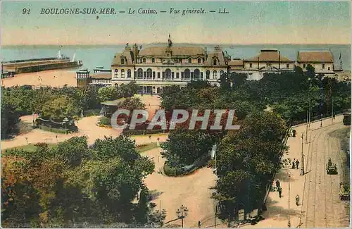 Ansichtskarte AK Boulongne sur Mer Le Casino Vue Generale