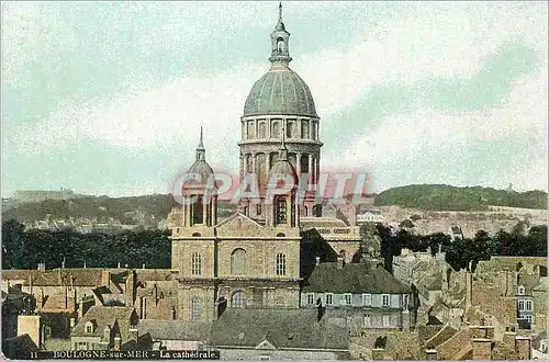 Ansichtskarte AK Boulongne sur Mer la Cathedrale