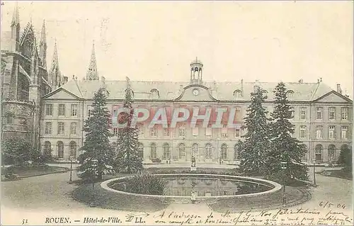 Cartes postales Rouen Hotel de Ville