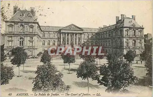 Cartes postales Amiens Le Palais de Justice